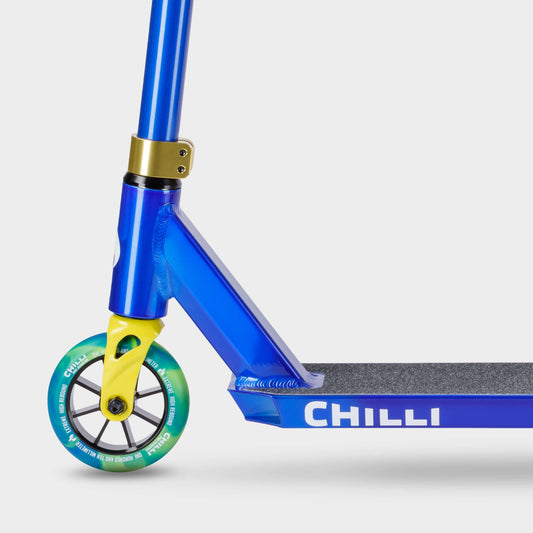 Base Jumpstart Stunt Scooter: Blue/Yellow