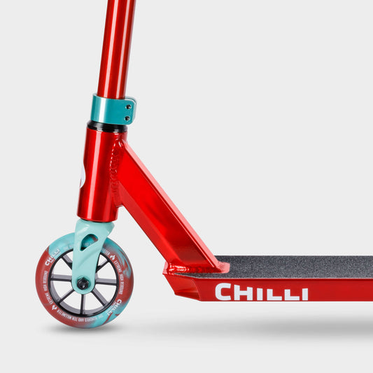 Base Jumpstart Stunt Scooter: Red/Teal