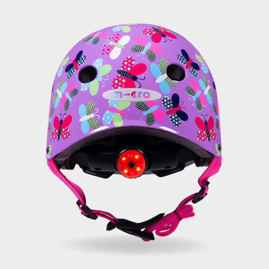 Printed Helmets for Bikes and Scooters: Butterfly Print