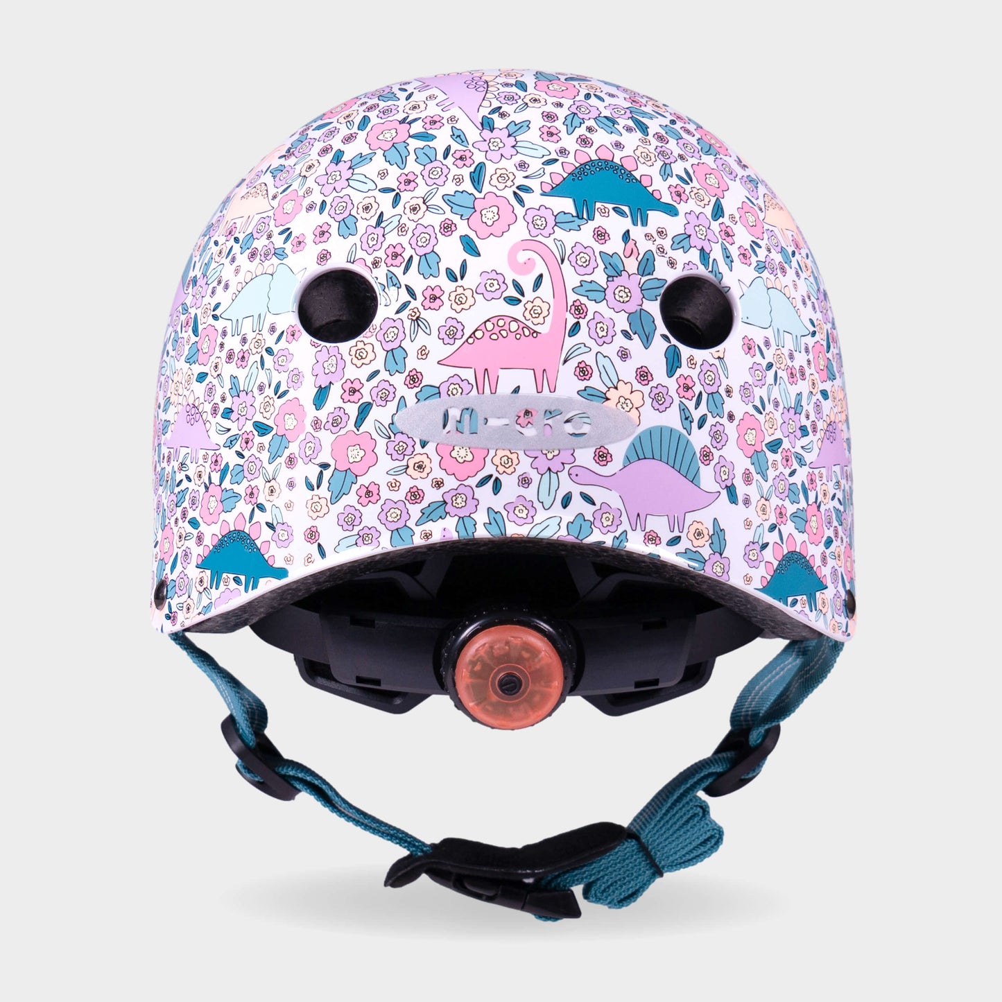 Printed Helmet For Bikes and Scooters: Flora-Saur