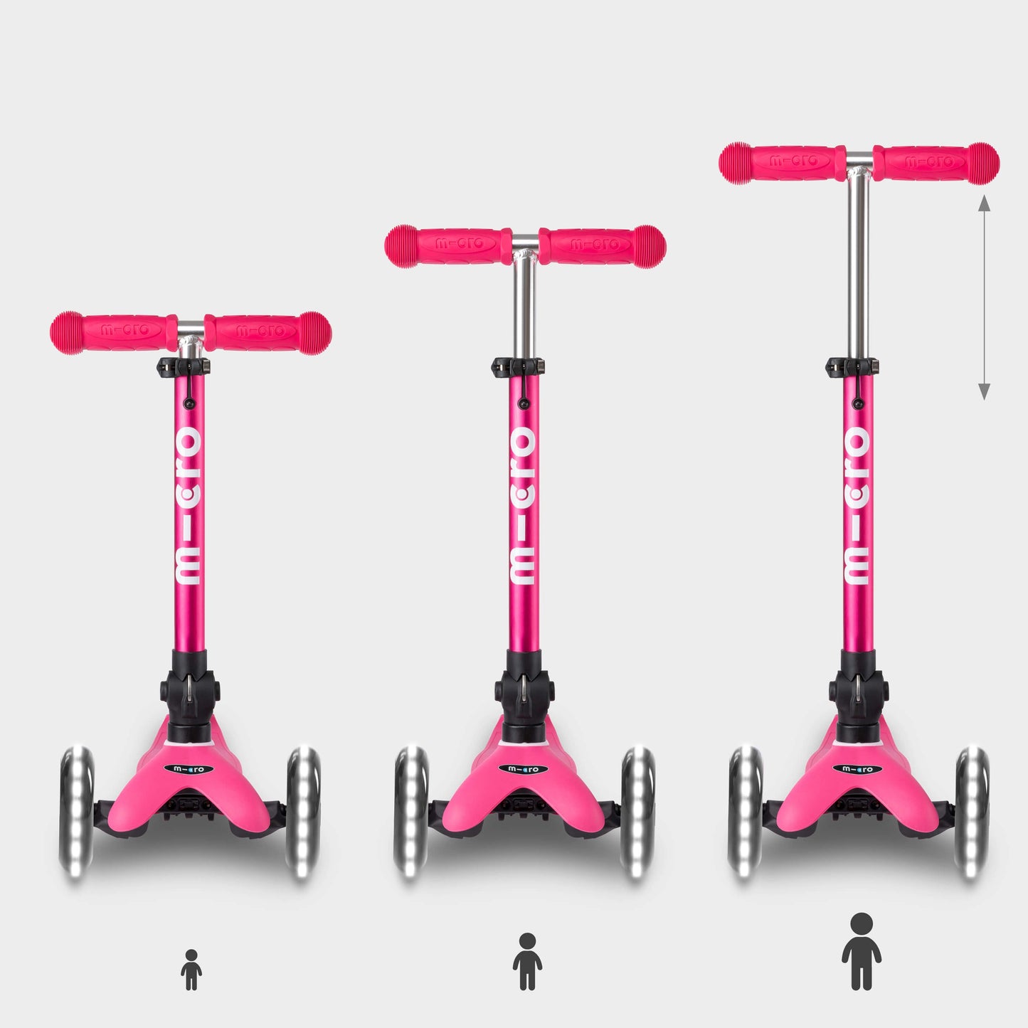Mini Micro Foldable LED: Pink