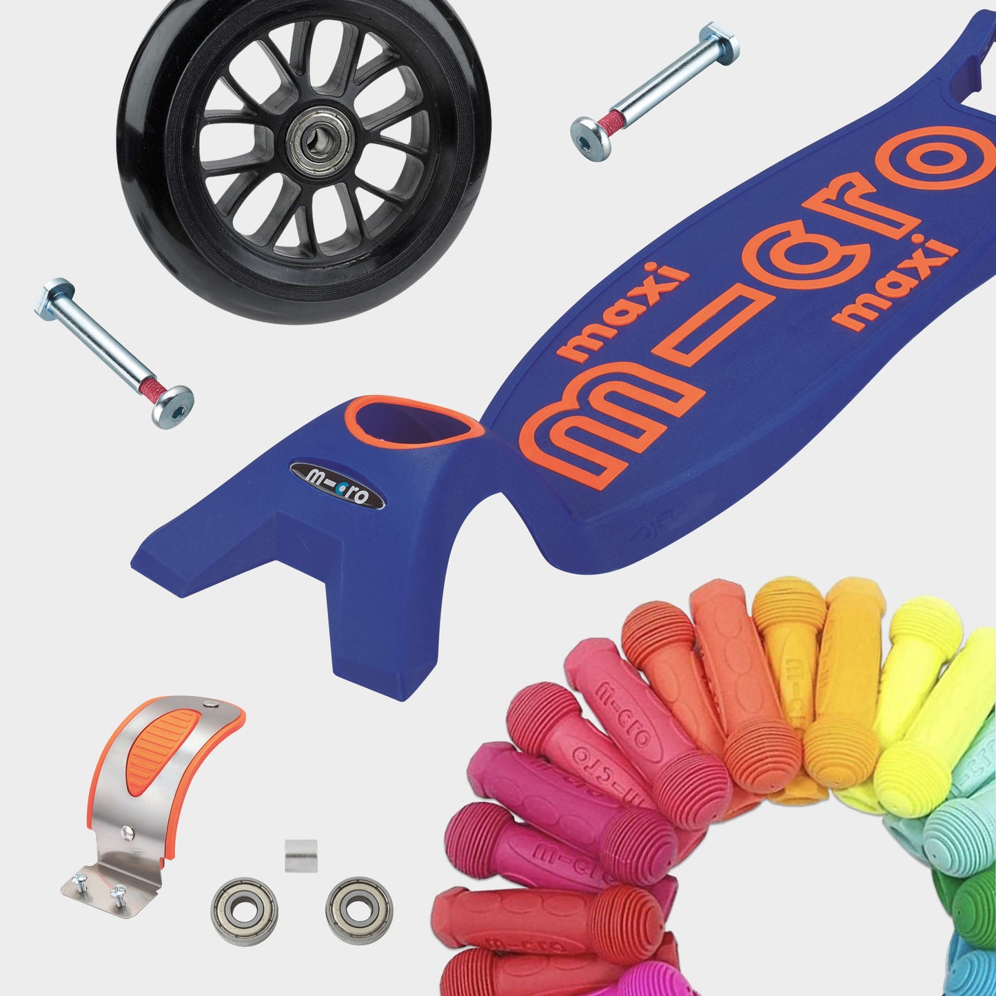 Maxi Micro Foldable LED: Navy/Orange