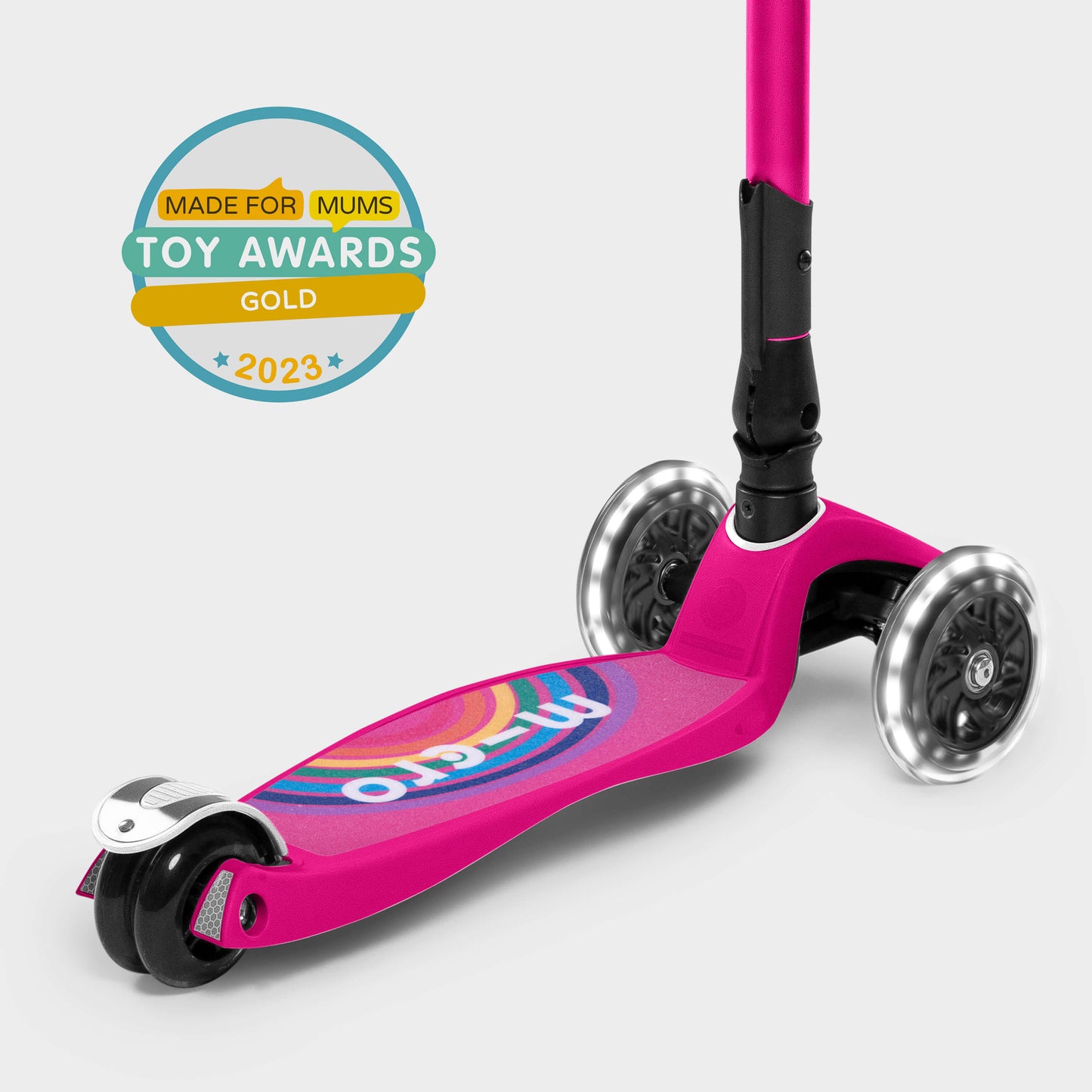 Maxi Micro Foldable LED Limited Edition: Pink Rainbow Print