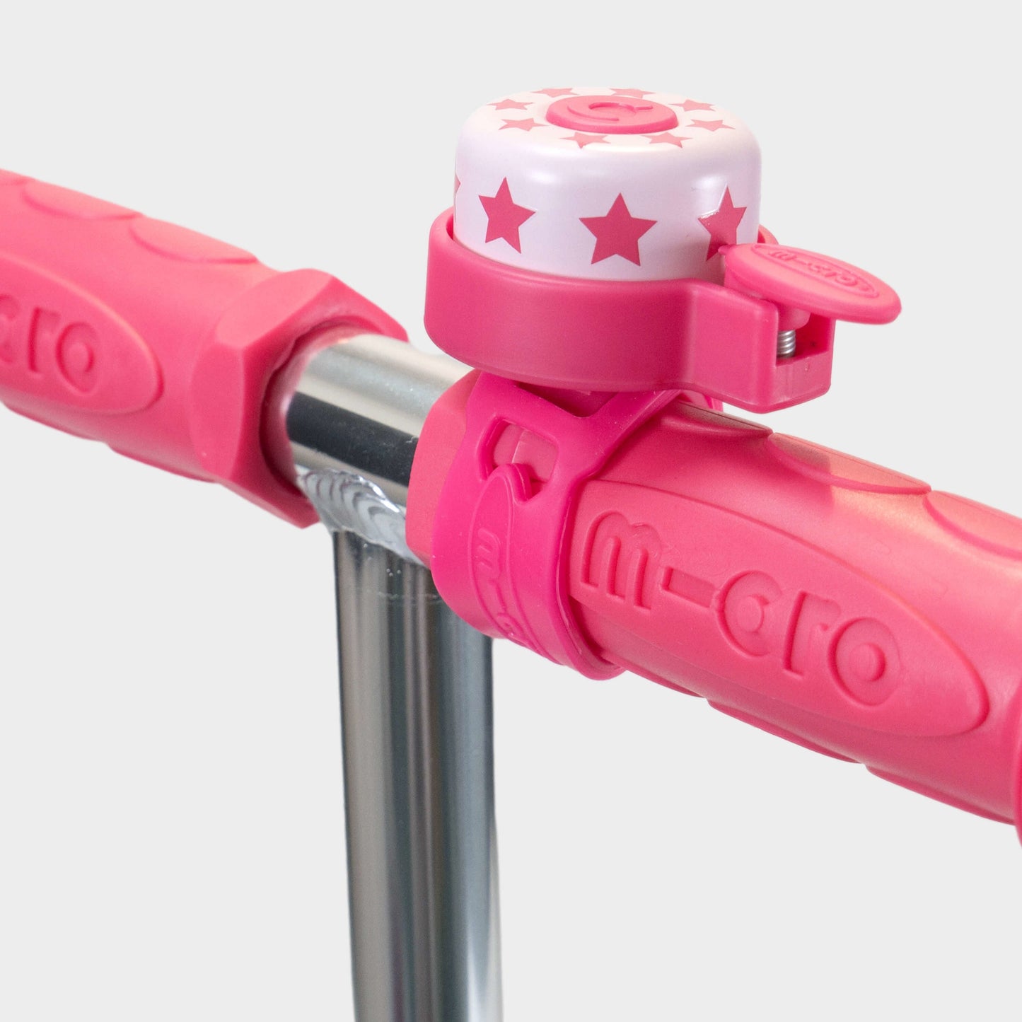 Helmet, Pull & Carry, Bell: Pink Star
