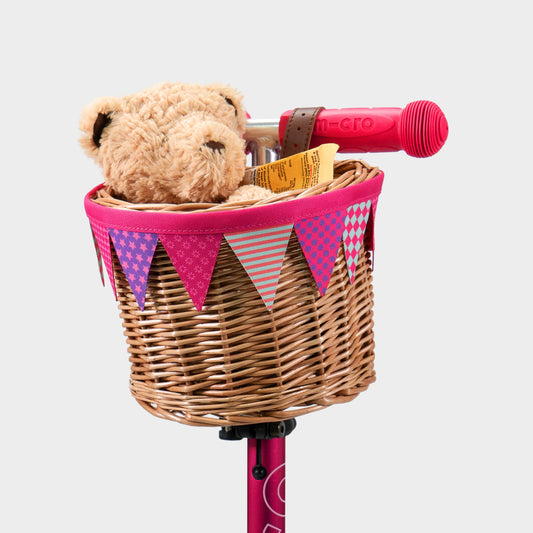 Wicker Basket: Pink