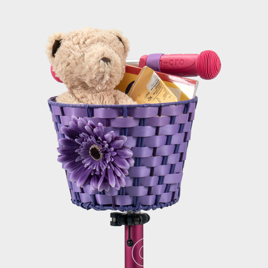 Flower Basket 70% part recycled: Purple