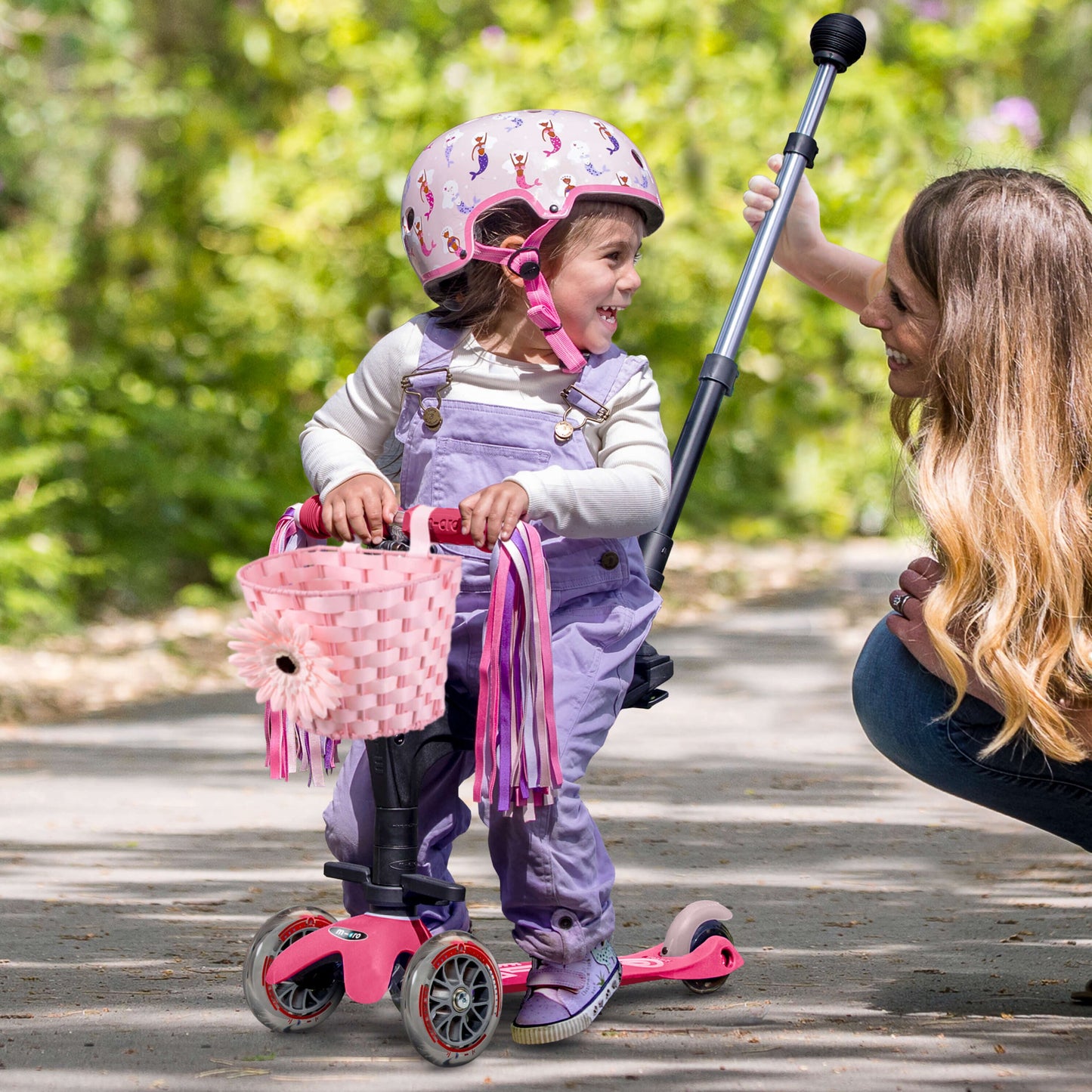 Flower Basket 70% part recycled: Pastel Pink