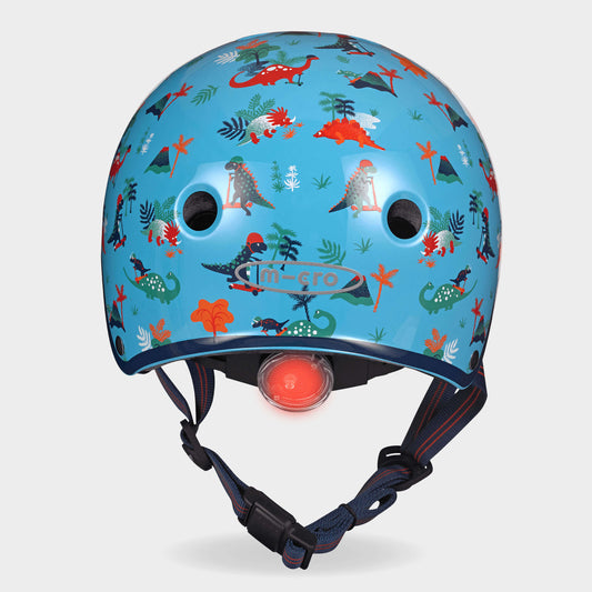 Printed Helmet for Bike and Scooters: Dino Print