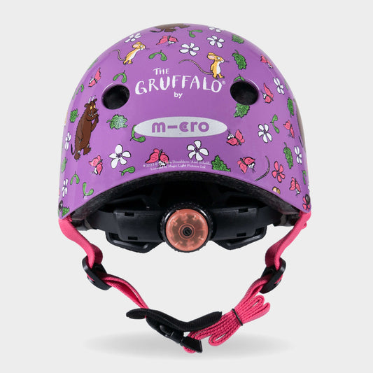 Printed Helmets for Bikes and Scooters: Gruffalo Purple