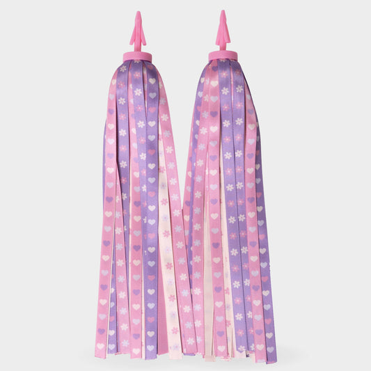 Eco Printed Ribbons For MICRO Rubber Grips: Pink Heart