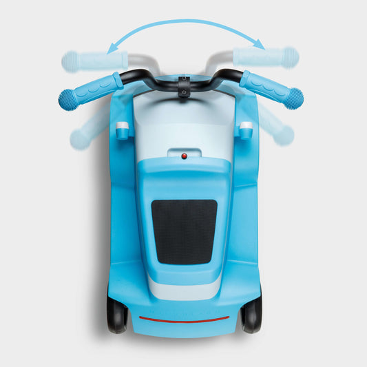 Mini Microlino Ride-On Car: Blue
