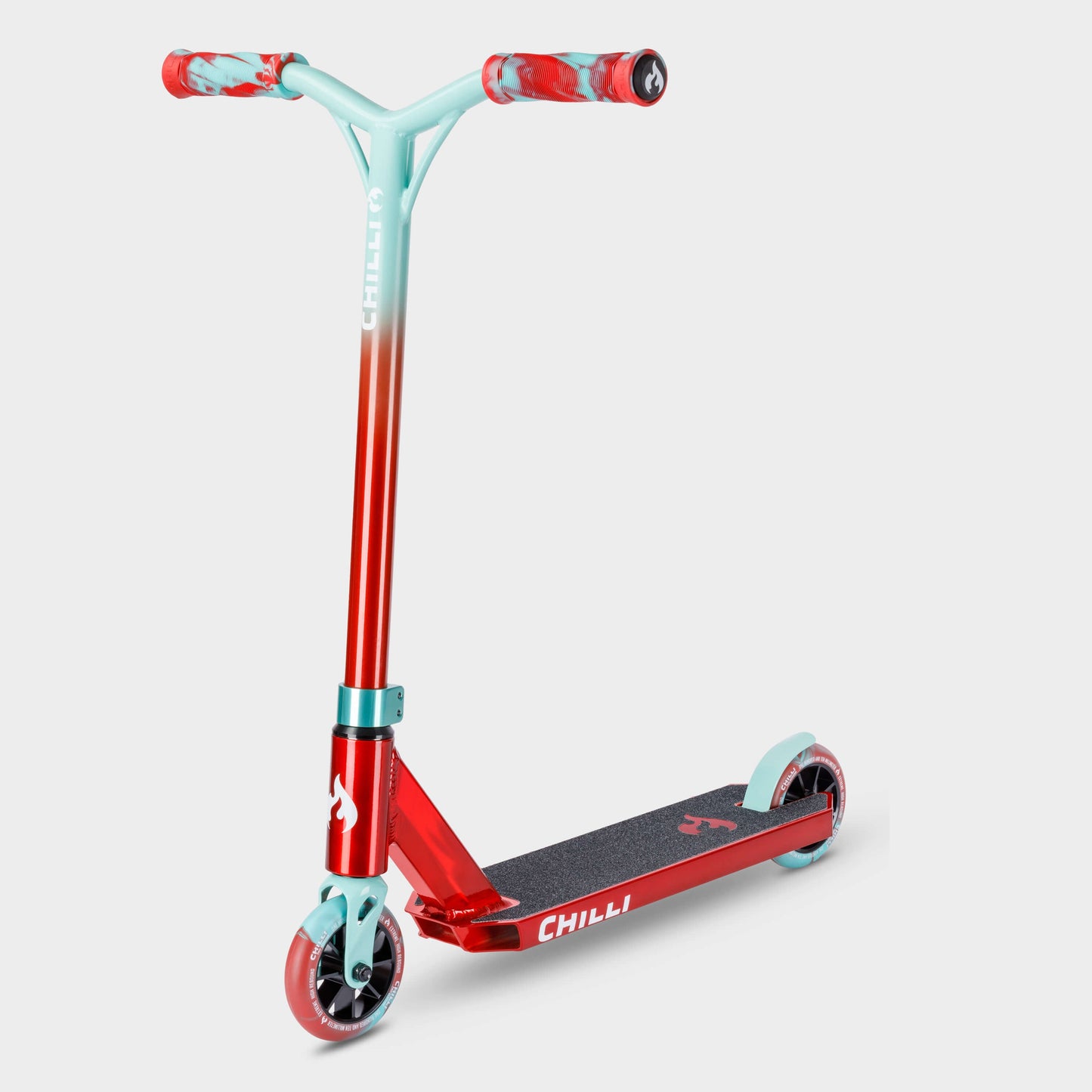 Base Jumpstart Stunt Scooter: Red/Teal