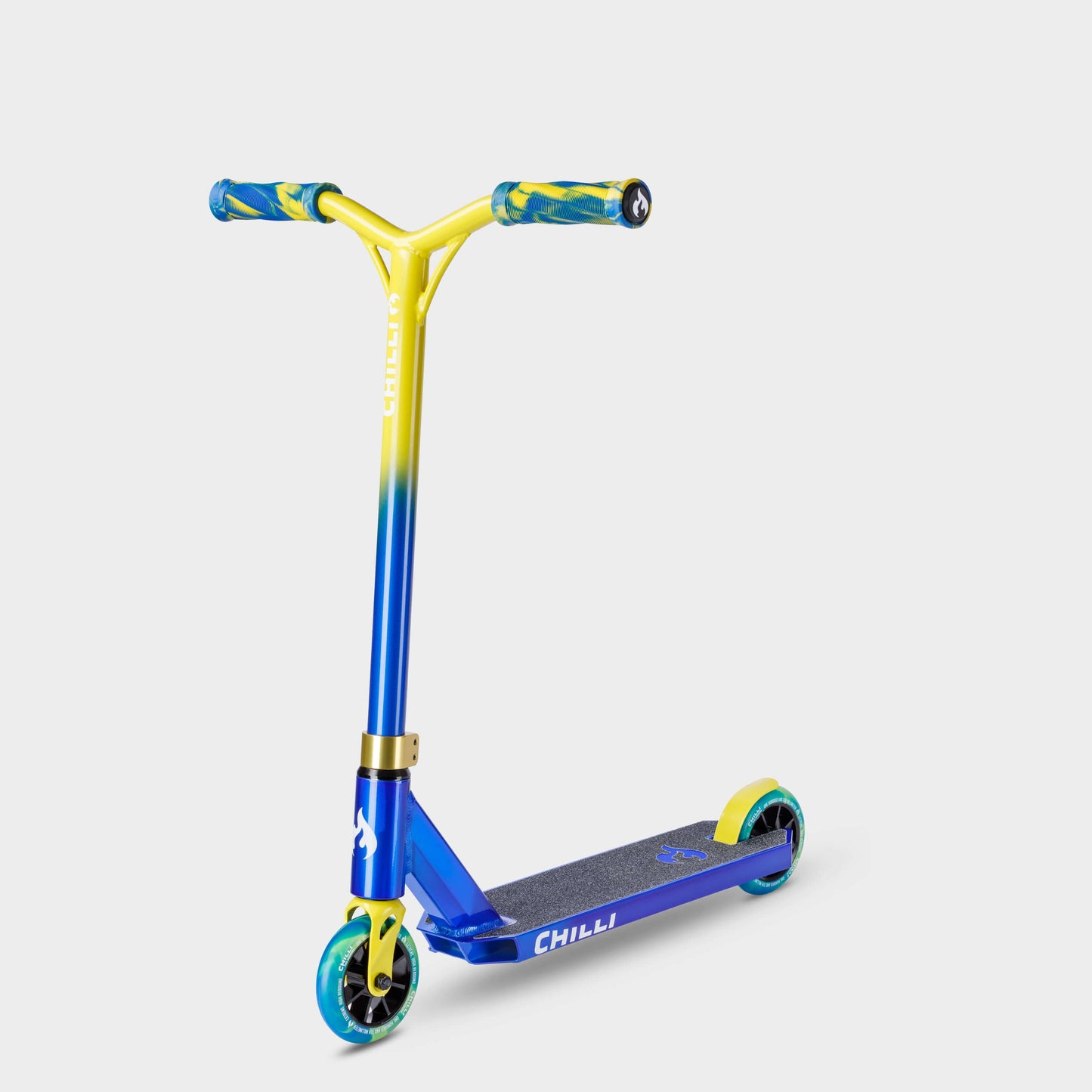 Chilli Pro Scooter Jumpstart S Blue/Yellow 124-03: Blue/Yellow