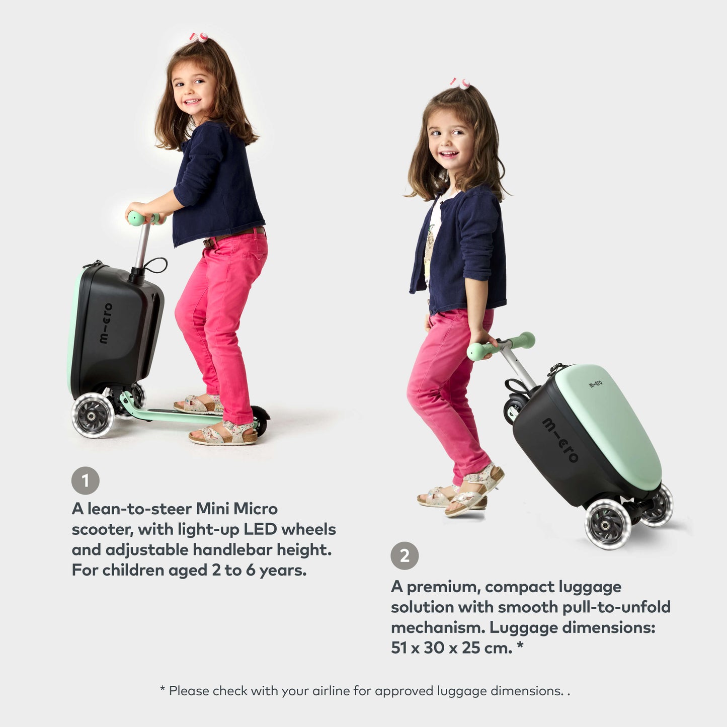 Mini Micro LED Luggage