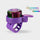 Scooter & Bike Bell: Purple Neochrome