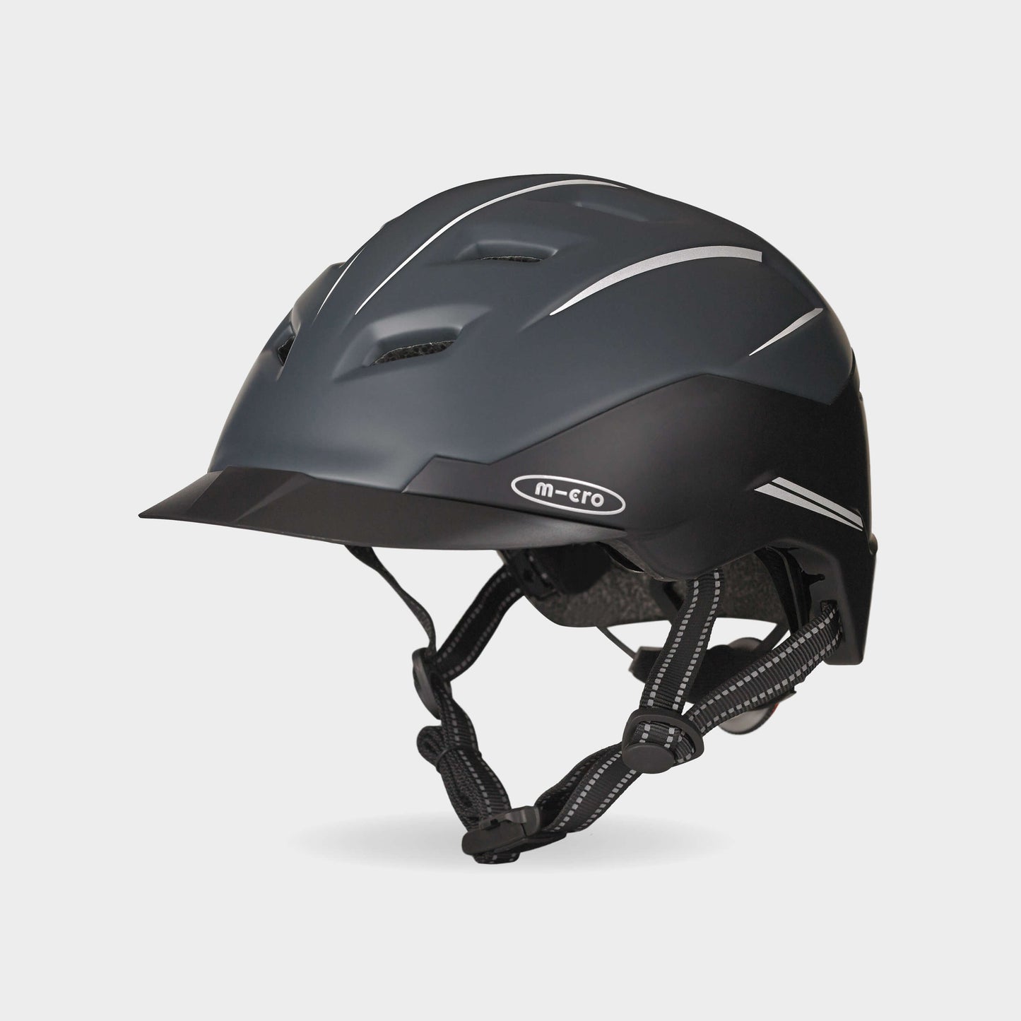 Helmet for Scooters and Bikes with Visor: Black