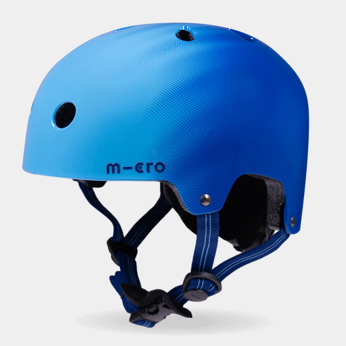 Printed Helmet for Bikes and Scooters: Ombre Blue