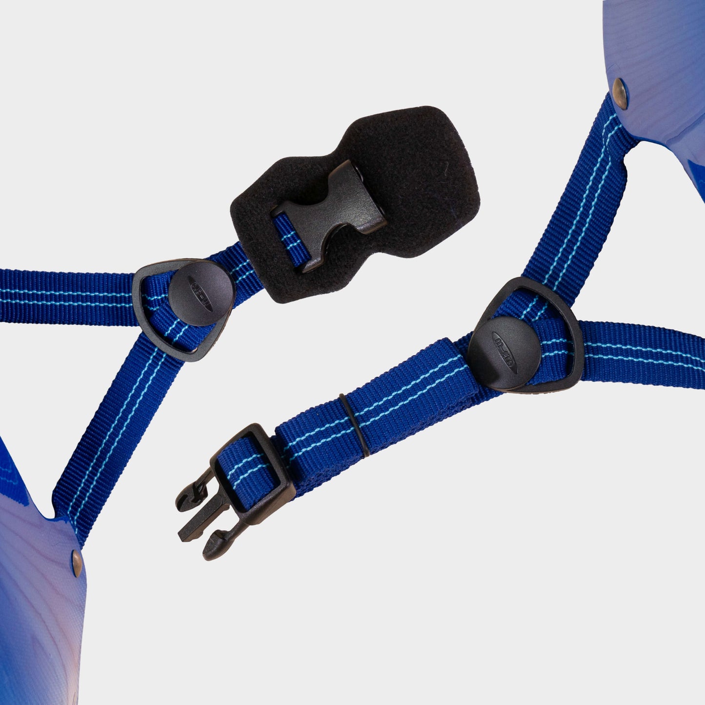 Printed Helmet for Bikes and Scooters: Ombre Blue