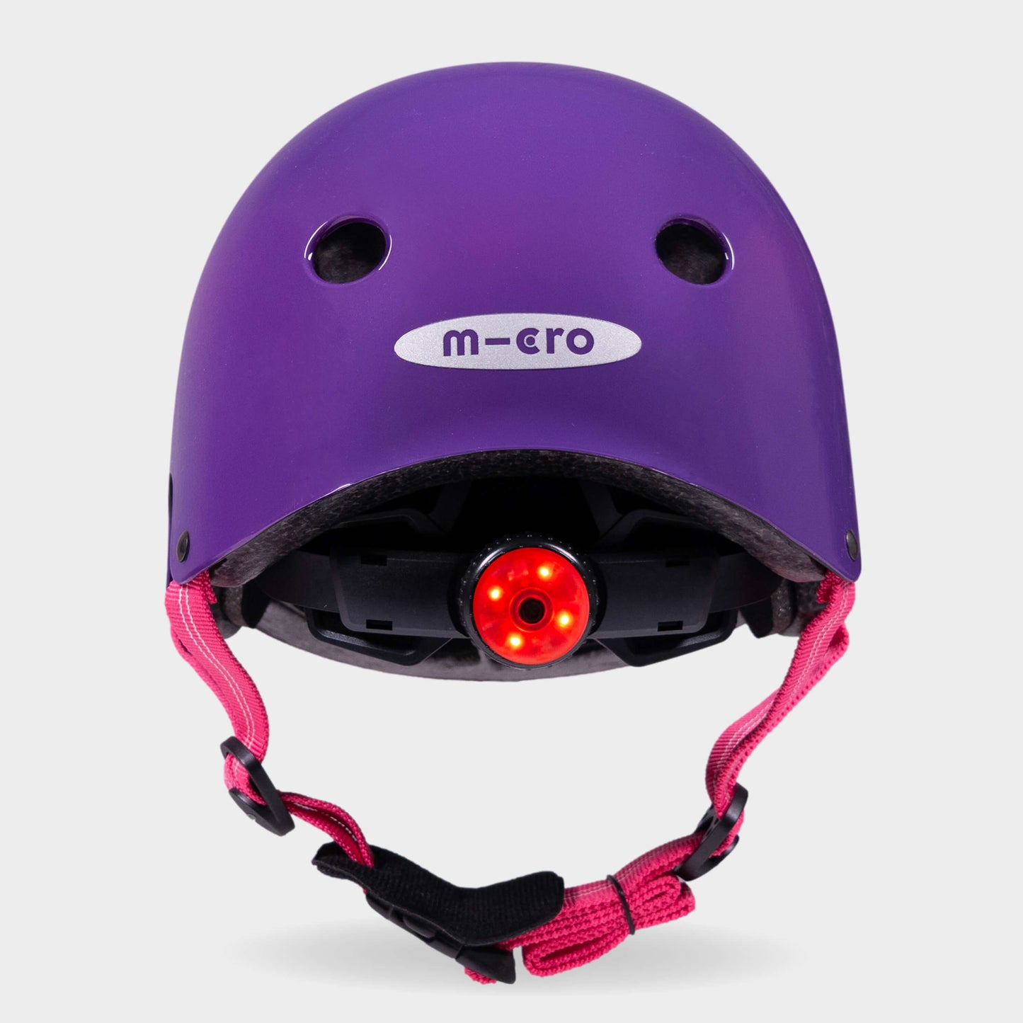Printed Helmet for Bikes and Scooters: Ombre Purple/Pink