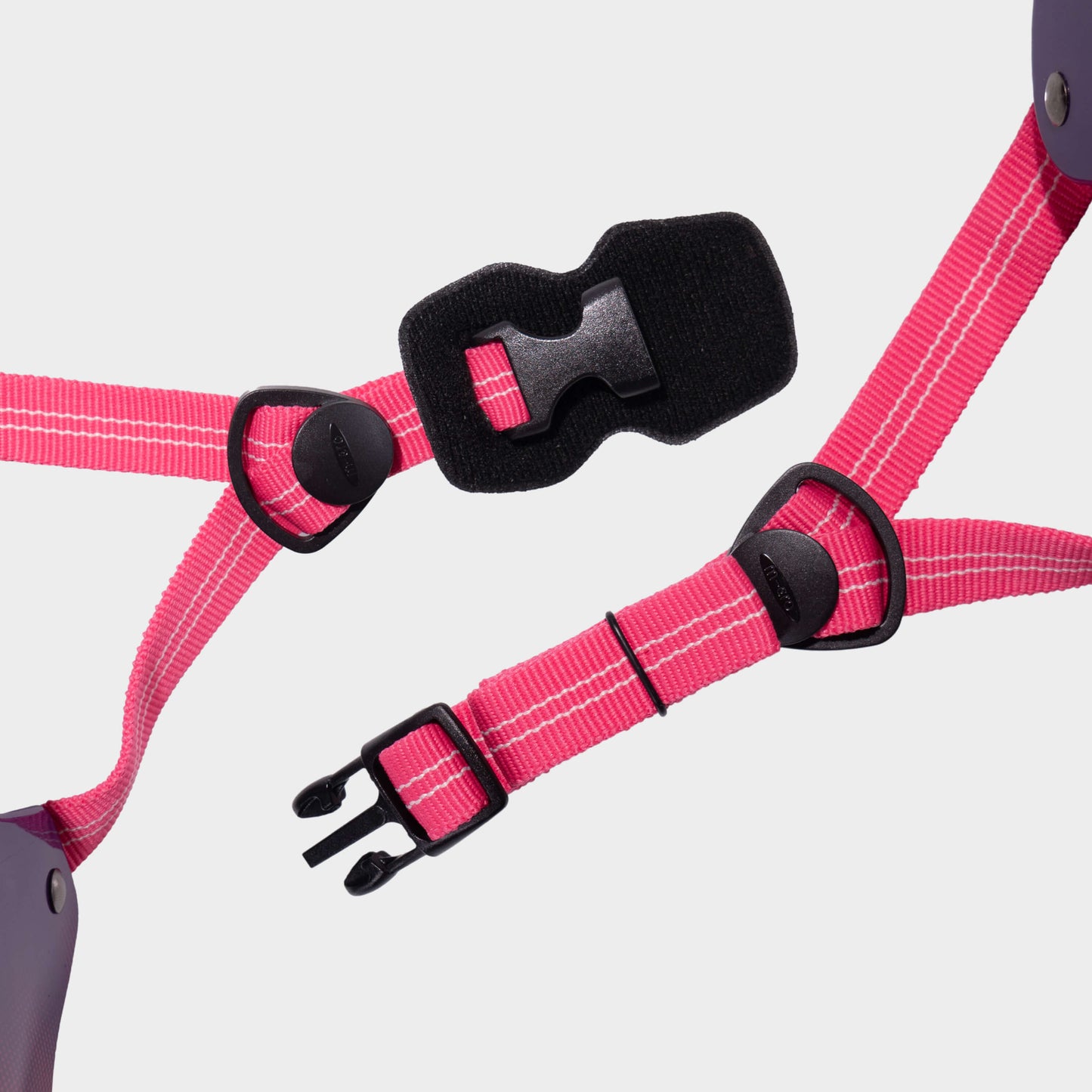 Printed Helmet for Bikes and Scooters: Ombre Purple/Pink