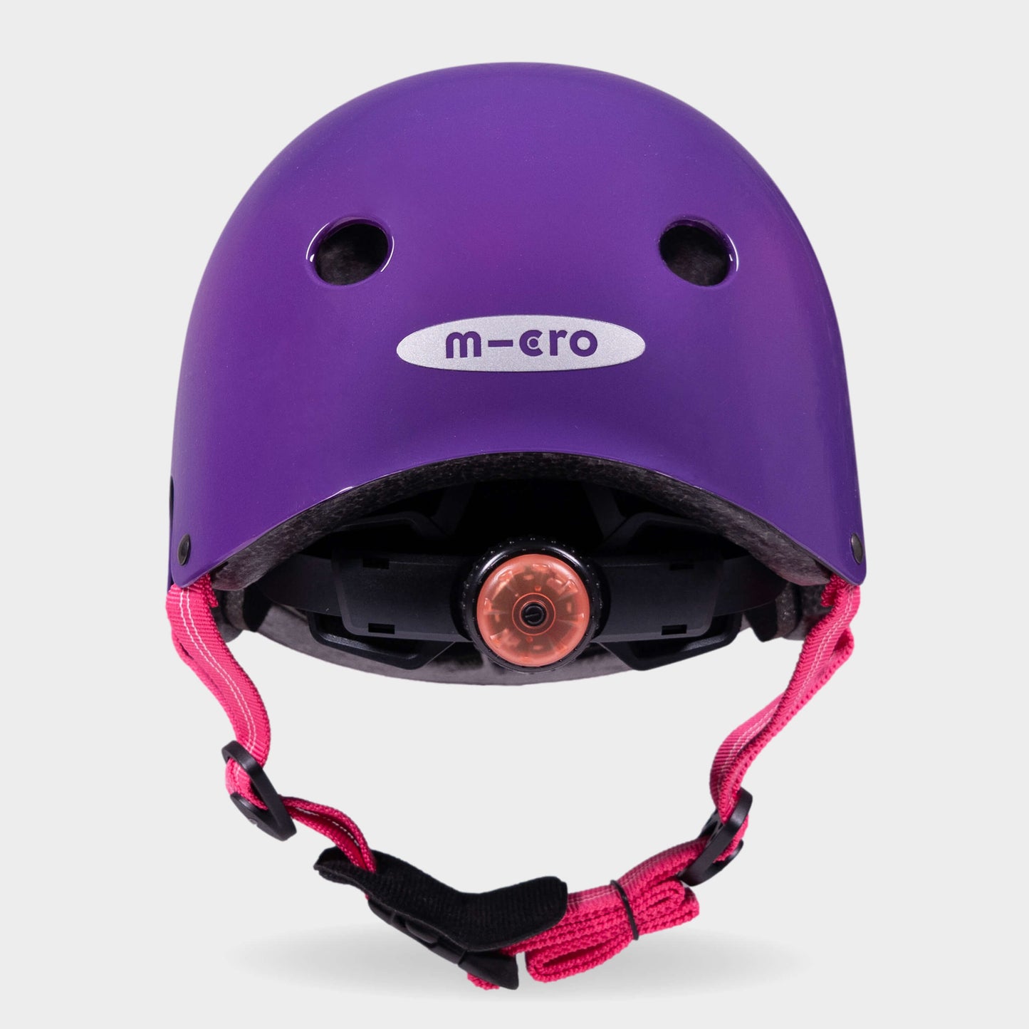 Printed Helmet for Bikes and Scooters: Ombre Purple/Pink