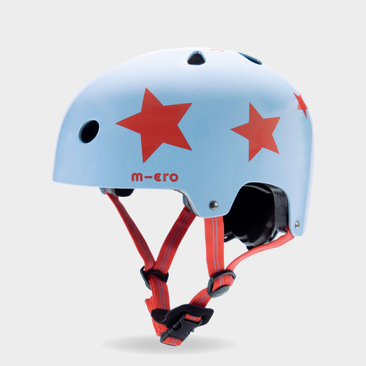Printed Helmets for Bikes and Scooters: Star Blue