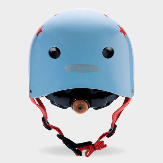 Printed Helmets for Bikes and Scooters: Star Blue