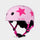 Printed Helmet for Bikes and Scooters: Star Pink