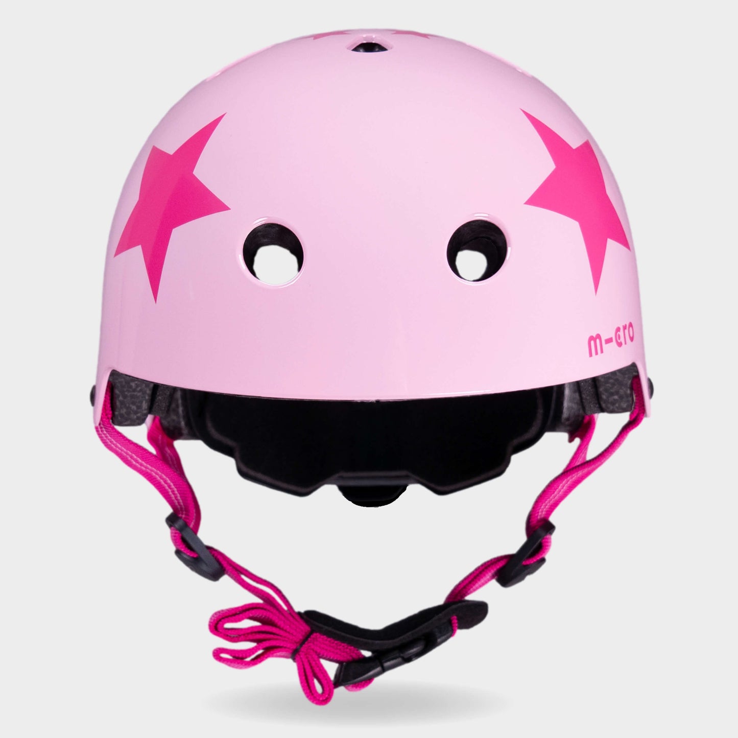 Printed Helmet for Bikes and Scooters: Star Pink