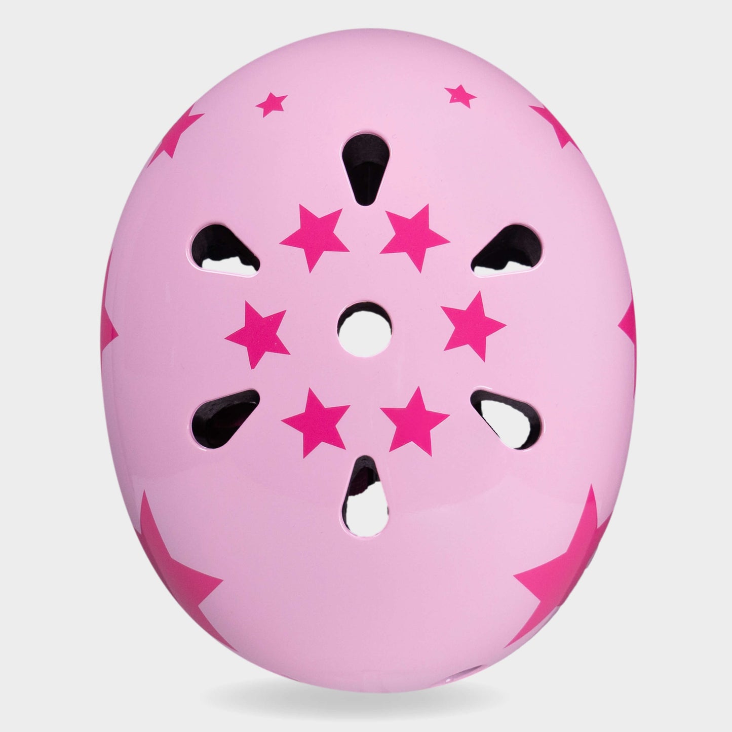 Printed Helmet for Bikes and Scooters: Star Pink
