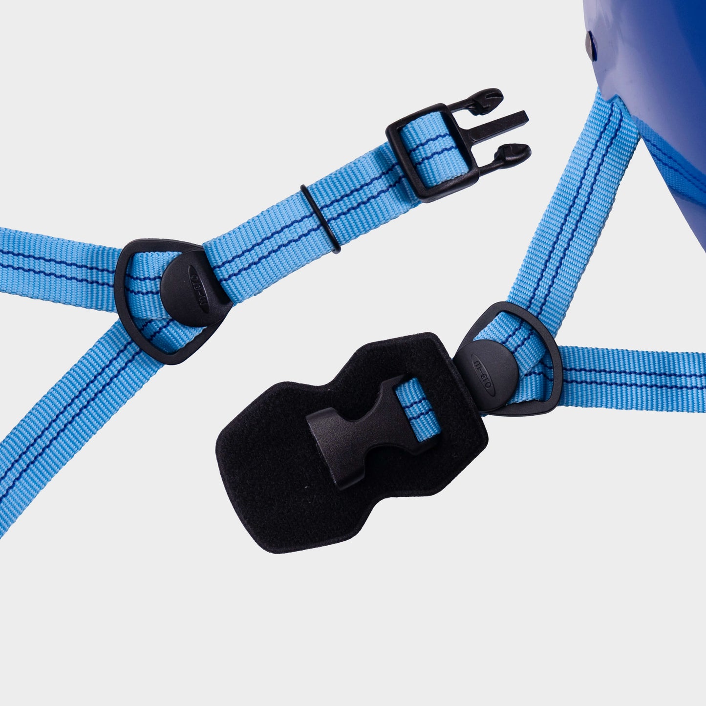 Plain Helmet For Bikes and Scooters: Glossy Blue