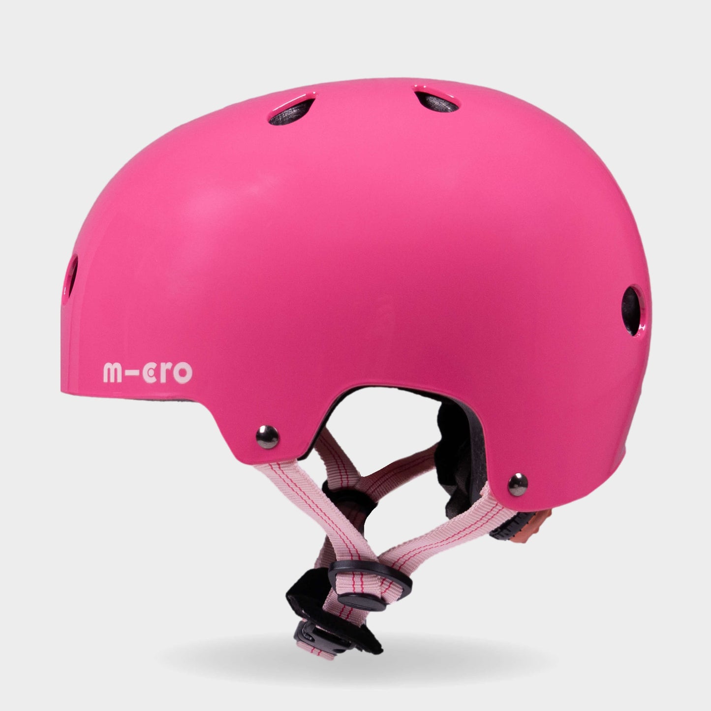 Plain Helmet For Bikes and Scooters: Glossy Pink