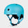 Plain Helmet for Bikes and Scooters: Matt Aqua