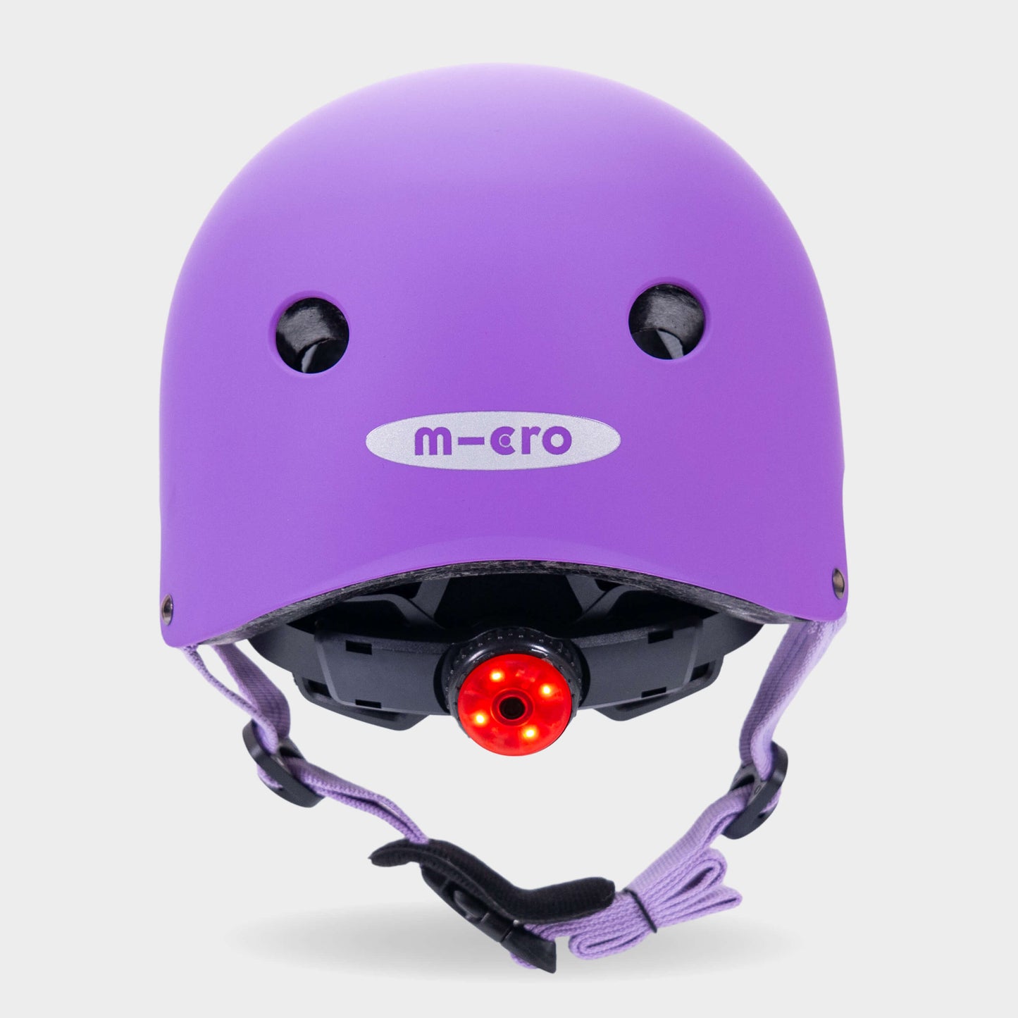 Plain Helmet for Bikes and Scooters: Purple
