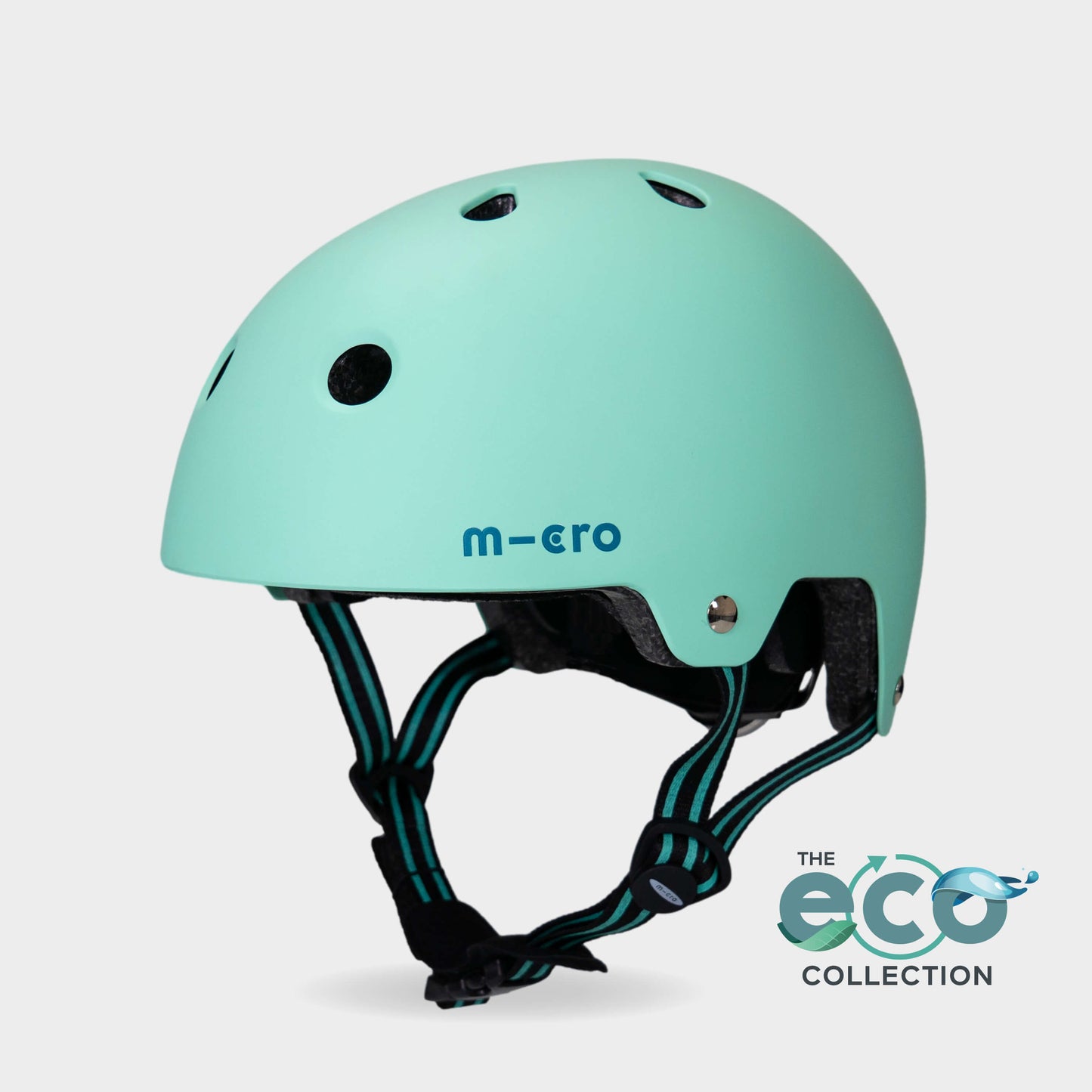 Plain Eco Helmet For Bikes and Scooters: Mint