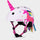 Printed Helmets for Bike and Scooters: Unicorn Placed