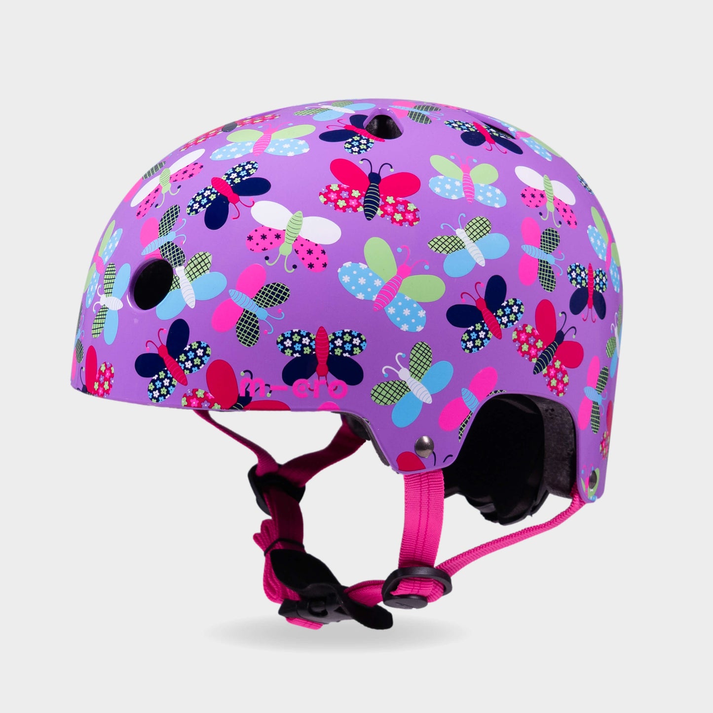 Printed Helmets for Bikes and Scooters: Butterfly Print