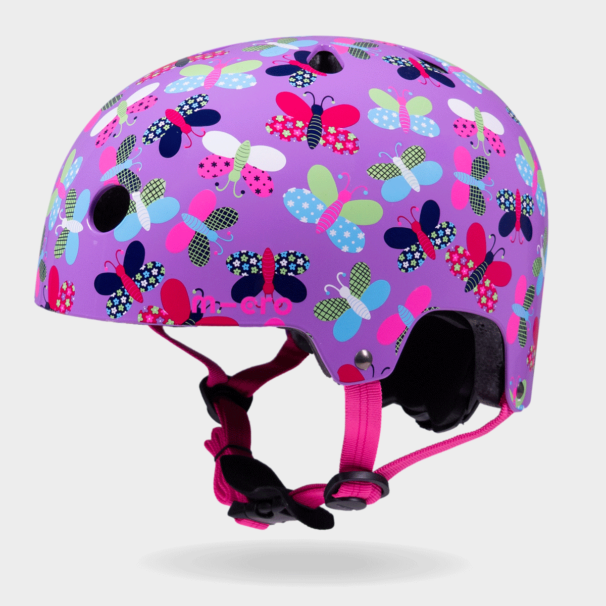 Printed Helmets for Bikes and Scooters: Butterfly Print