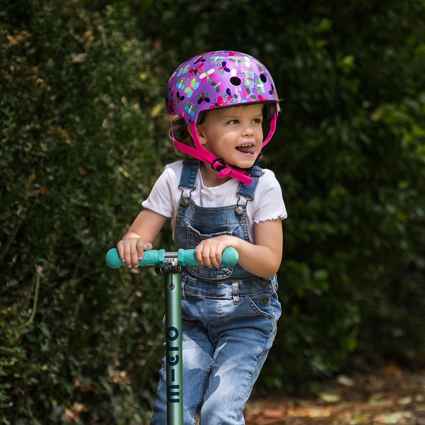 Printed Helmets for Bikes and Scooters: Butterfly Print