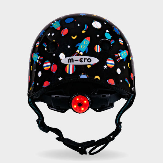 Printed Helmets for Bikes and Scooters: Space Print