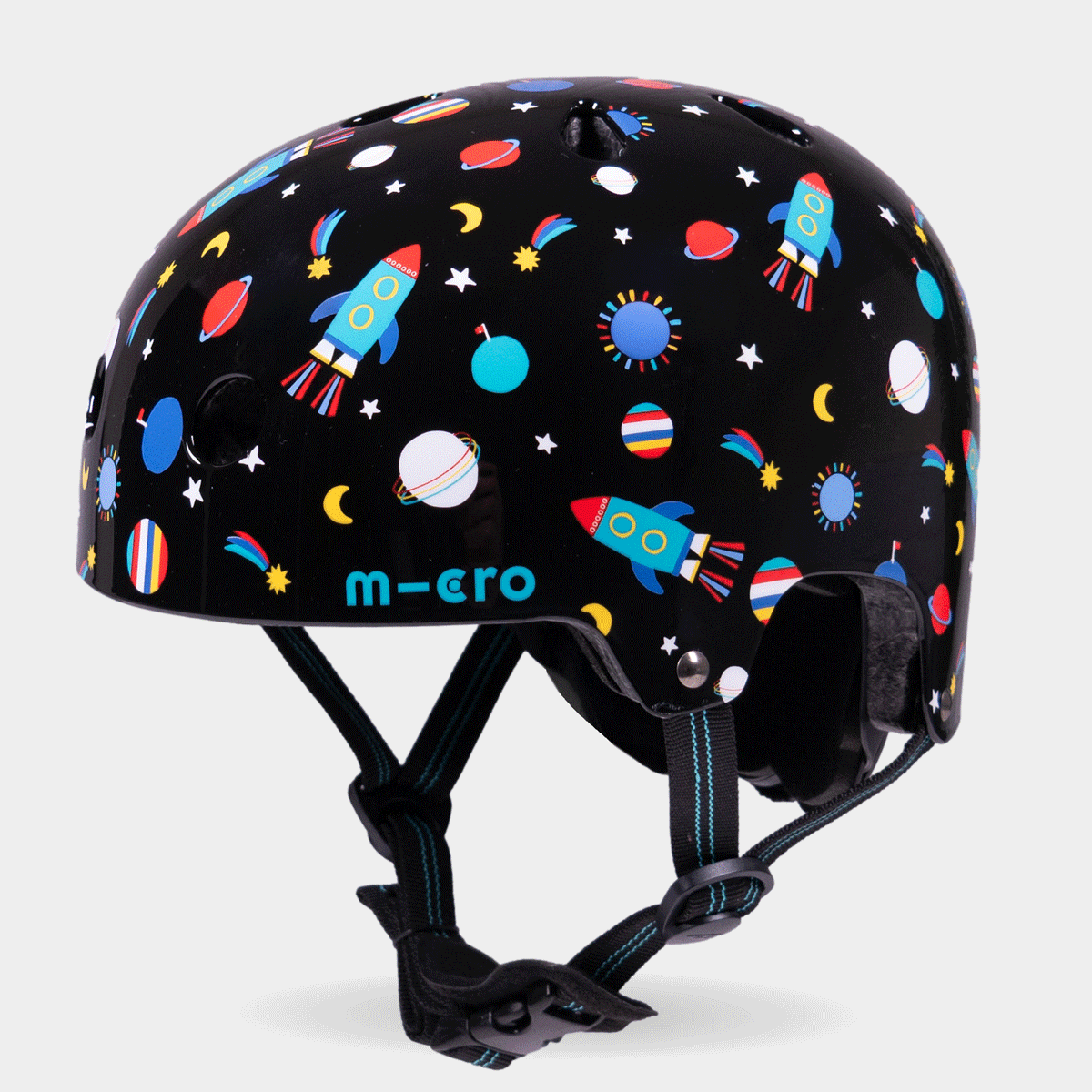 Printed Helmets for Bikes and Scooters: Space Print