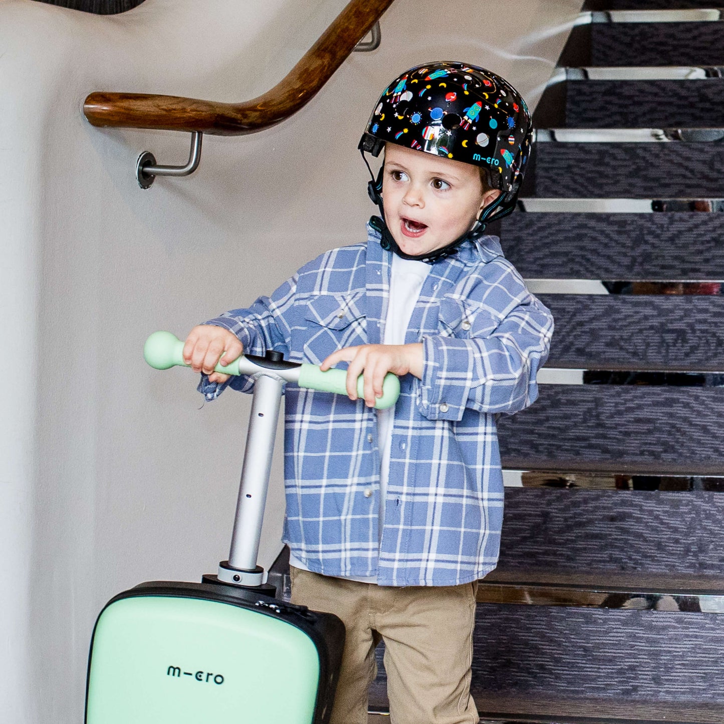 Printed Helmets for Bikes and Scooters: Space Print