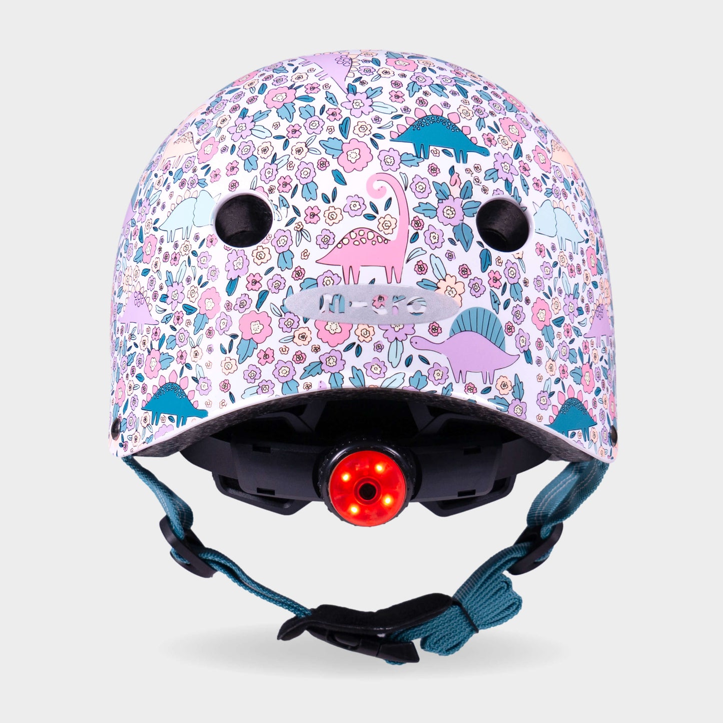 Printed Helmet For Bikes and Scooters: Flora-Saur