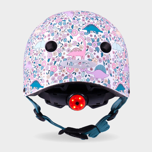 Printed Helmet For Bikes and Scooters: Flora-Saur