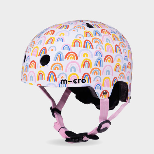 Printed Helmet For Bikes and Scooters: Rainbow