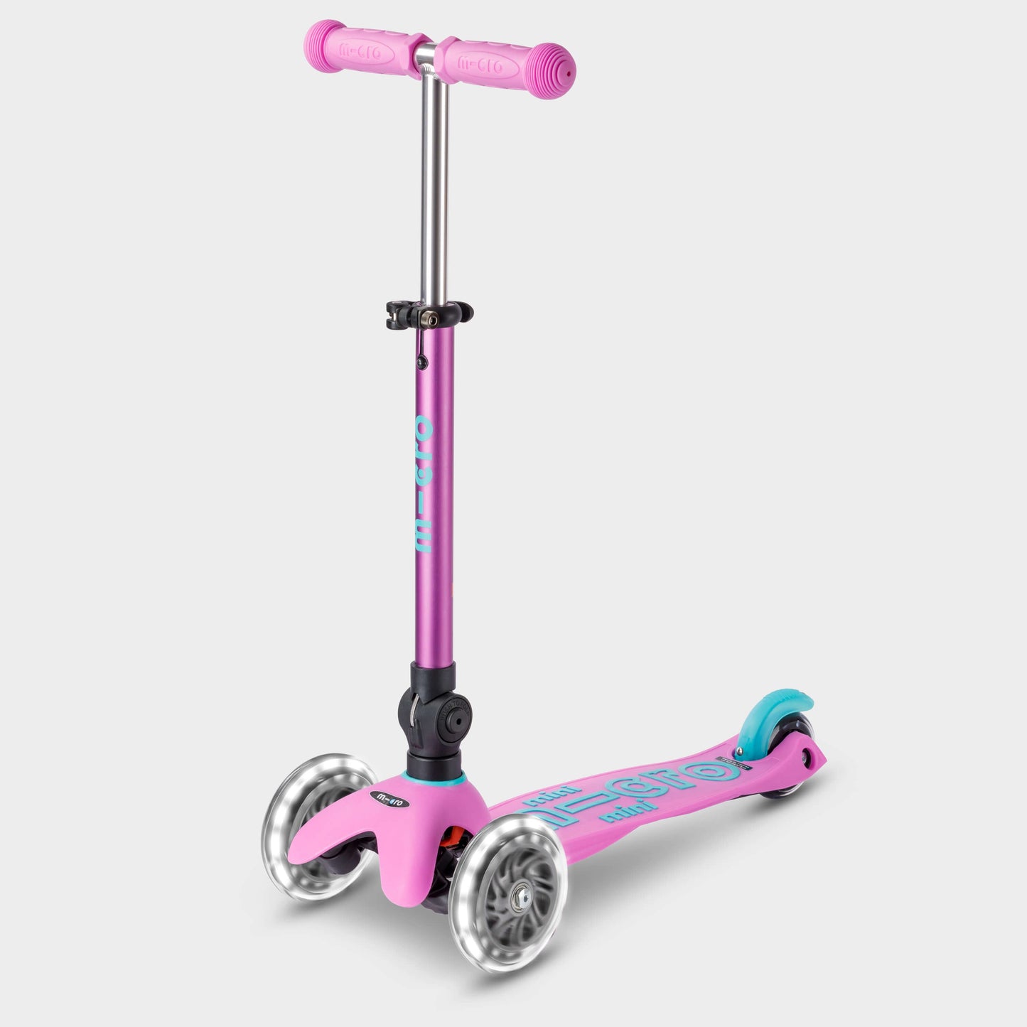 Mini Micro Foldable Orion LED Scooter: Pink