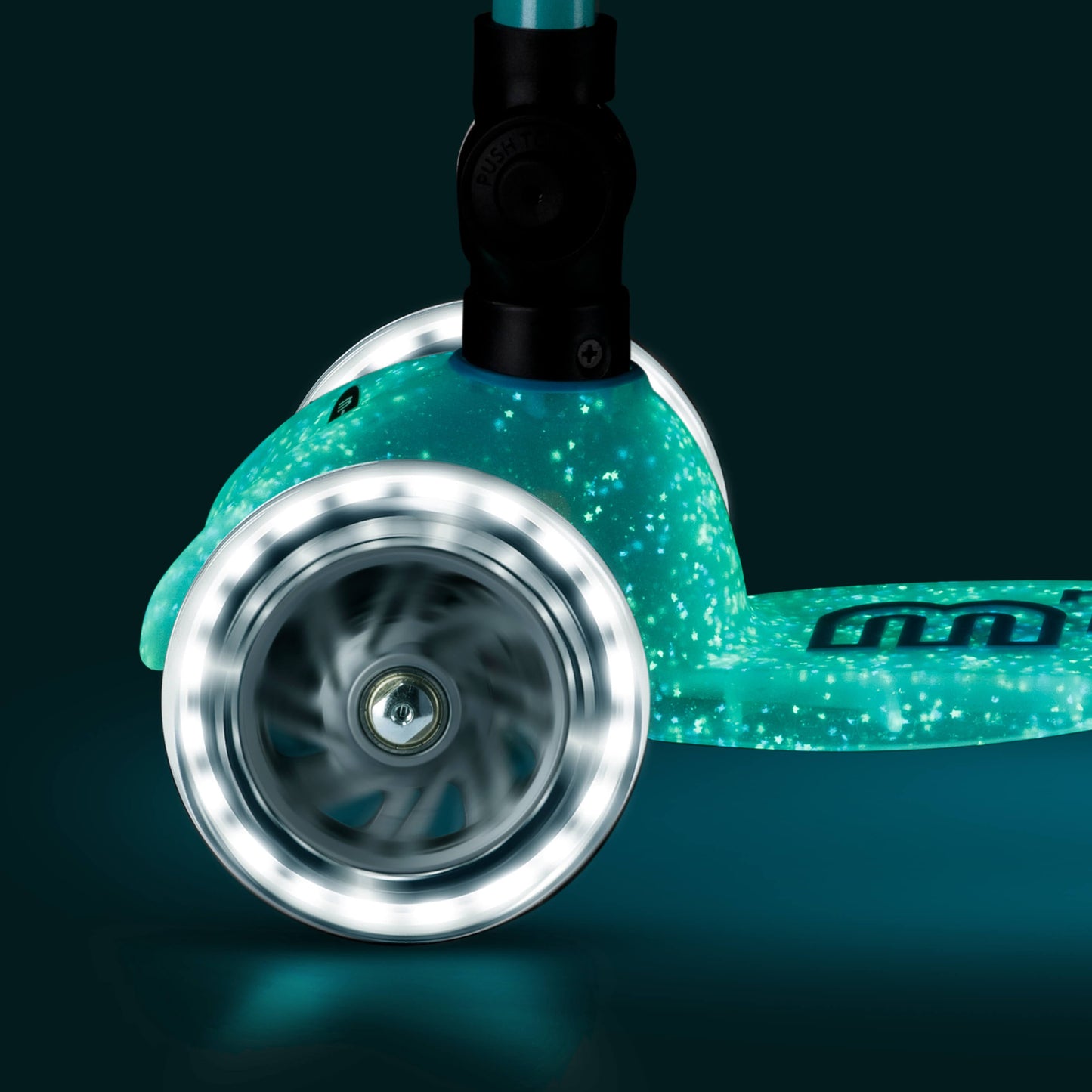 Mini Micro Foldable Orion LED Scooter: Blue