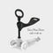 Mini Micro Seat with O-Bar: Black