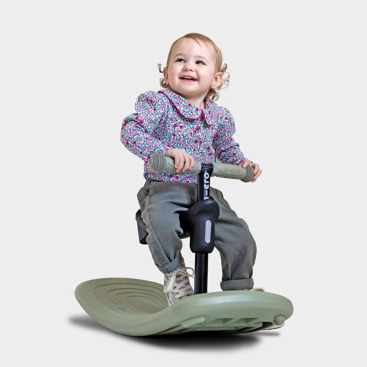 Mini Micro 6in1 Rock & Go Scooter: Sage Green