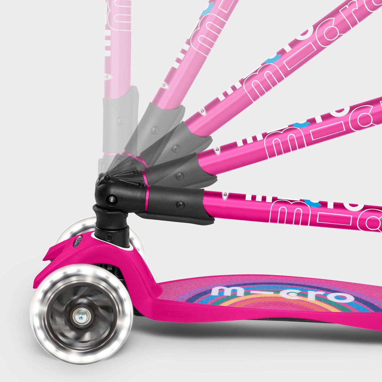 Maxi Micro Foldable LED Limited Edition: Pink Rainbow Print